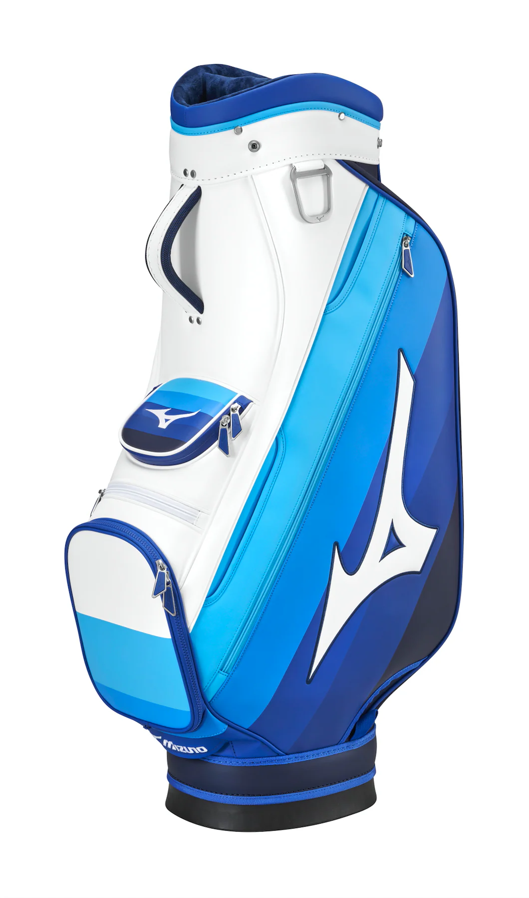 2025 Mizuno Tour Cart Golf Bag - White/Blue