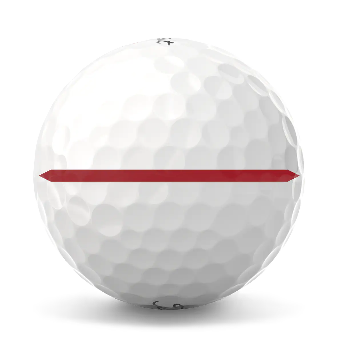 2025 Titleist Pro V1x Left Dash Performance Alignment Golf Ball Dozen - Red Line