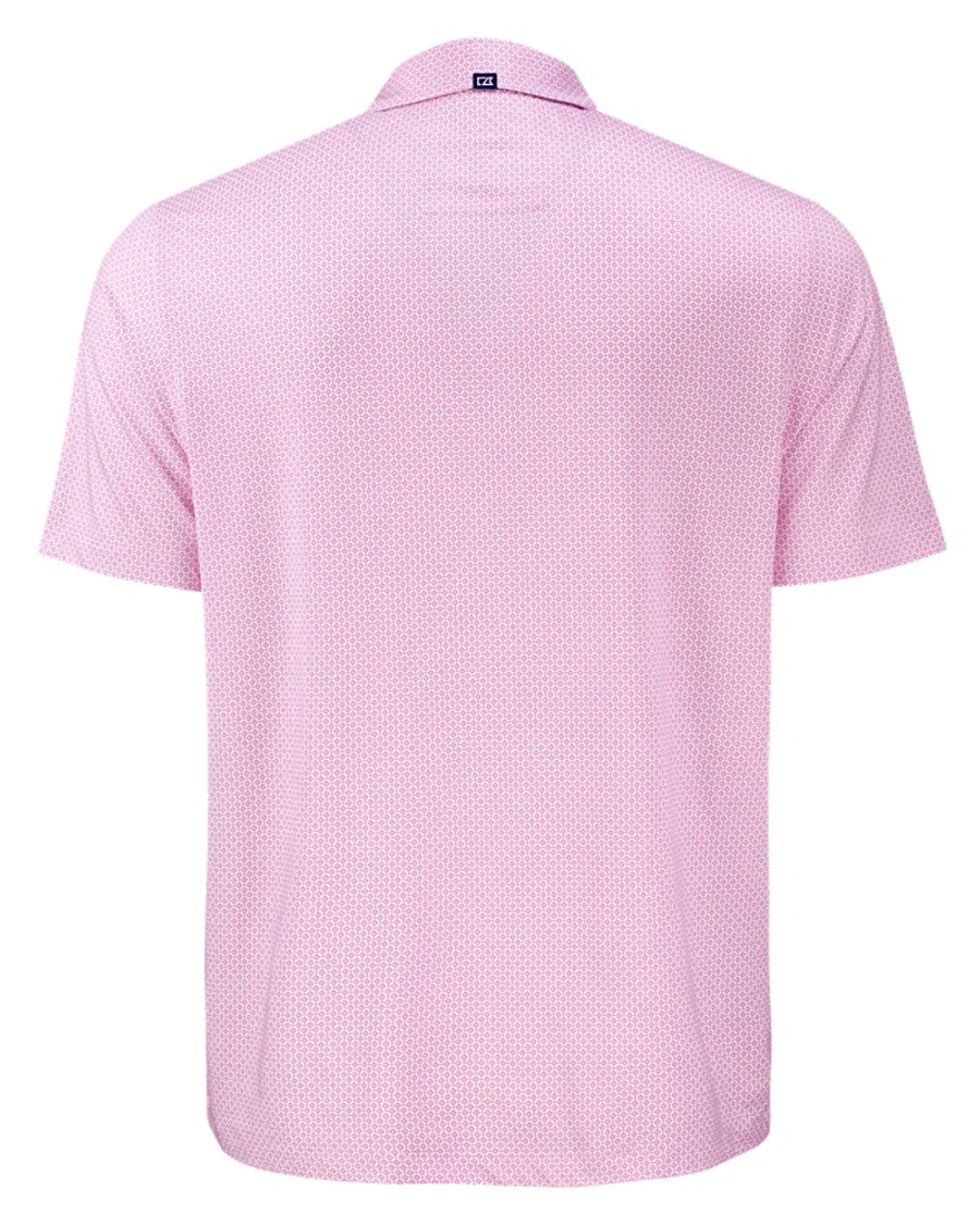 2025 Cutter & Buck Men's Eco Diamond Print Polo - Gelato