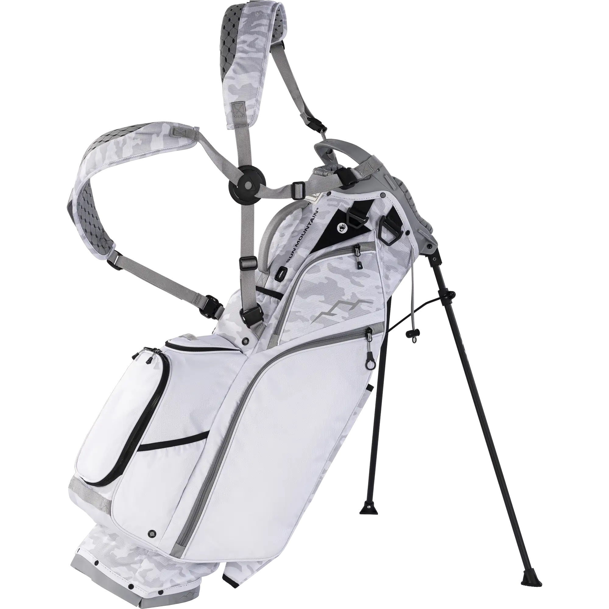 2025 Sun Mountain E-3.5 Carry Bag - Snow Camo/White