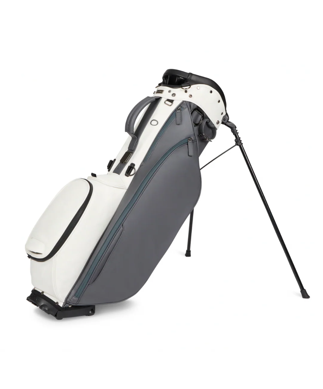 2025 Titleist Links Legend Members Stand Bag - White/Charcoal