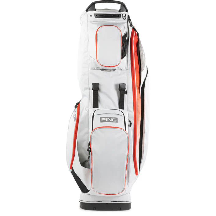 2025 Ping Hoofer 14 Way Stand Bag - Light Grey/Red