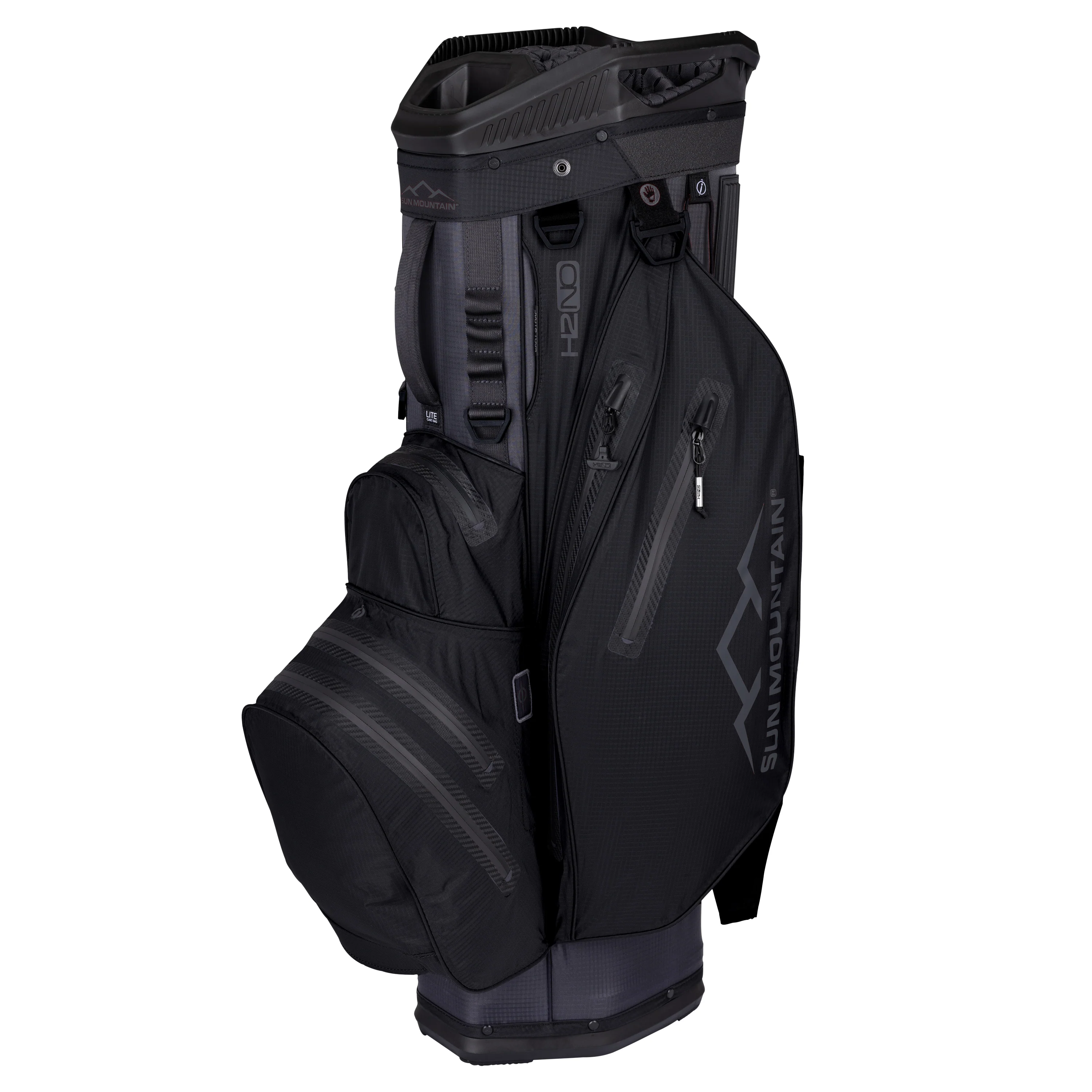 Sun Mountain H2NO Lite Cart Bag - Steel/Black