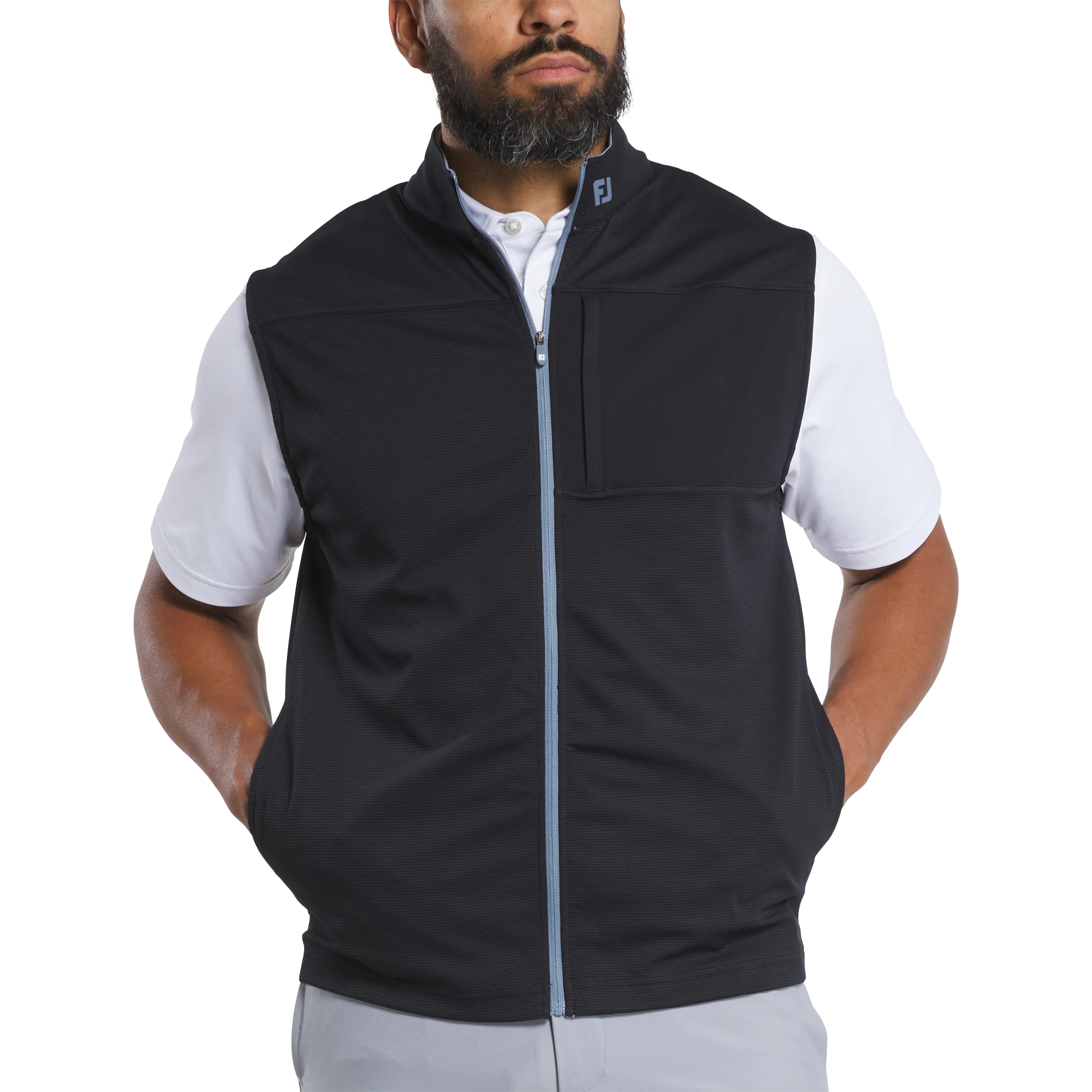 2025 FootJoy Men's Ottoman Vest - Black