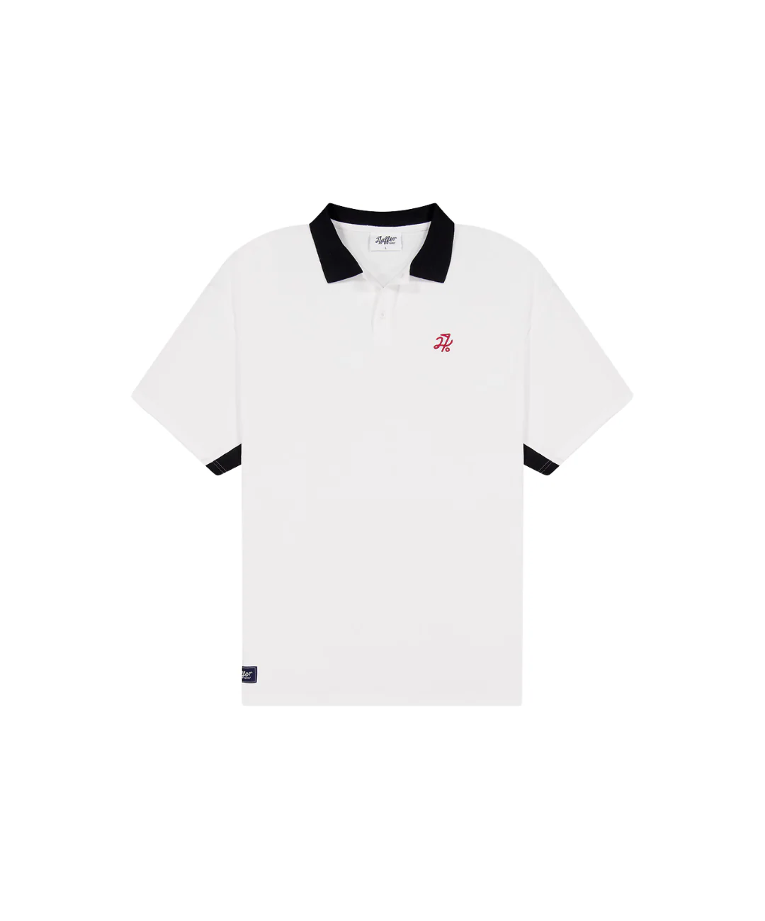 Huffer Men's Pique Panel Short Sleeve Polo - Chalk/Basalt