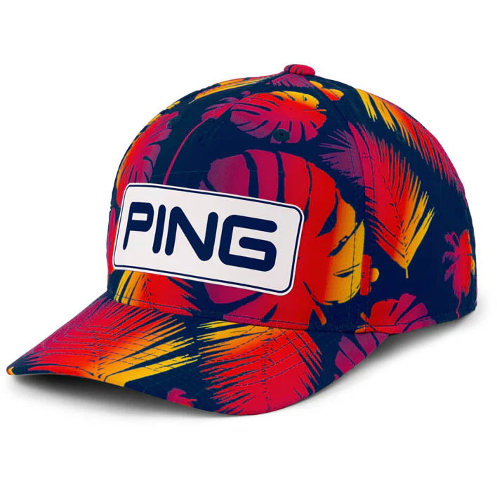 2025 Ping Hawaii Collection Electric Sunset Tour Snapback - Navy