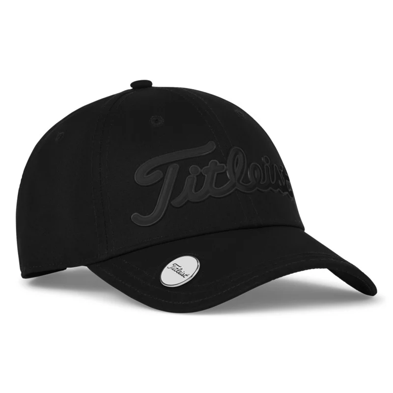 2025 Titleist Players Performance Ball Marker Cap - Black / Black
