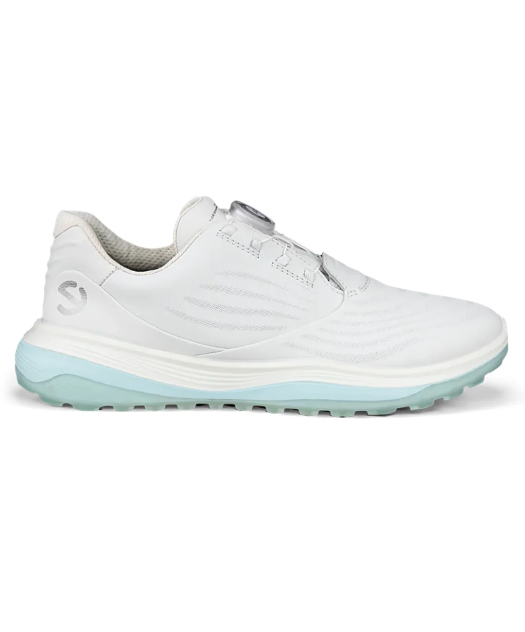 ECCO Women's LT1 BOA Golf Shoe - White/Blue