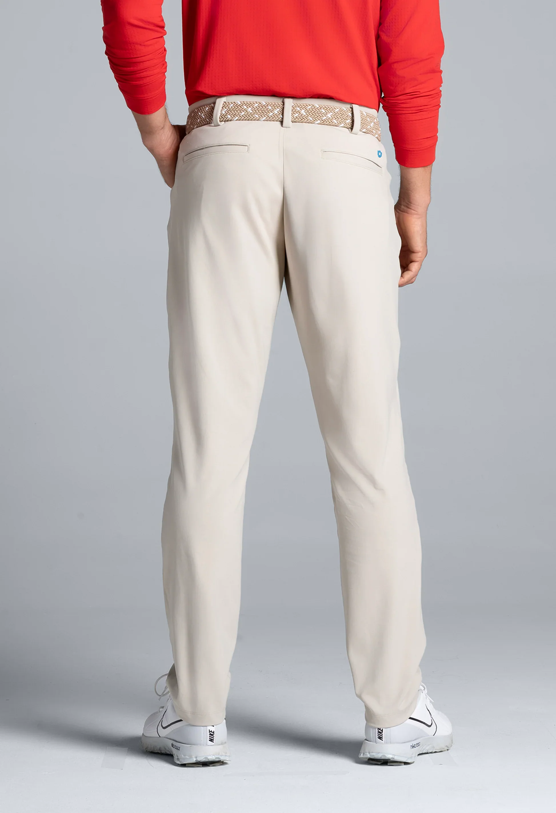 2025 IBKUL Men's 5 Pocket Performance Pants - Stone