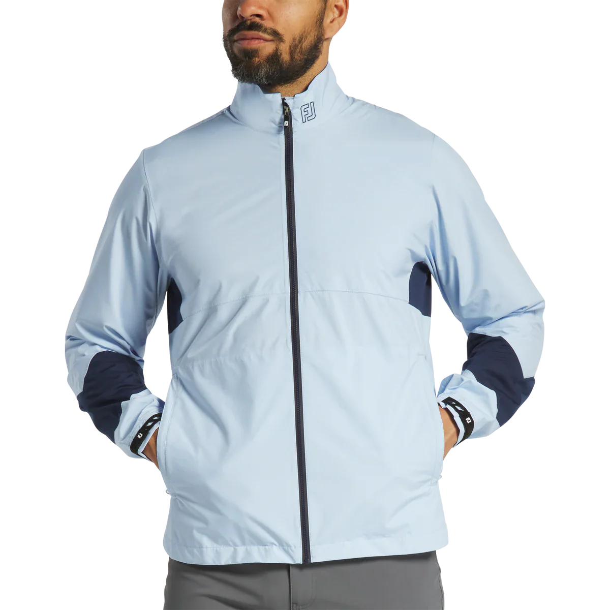 2025 FootJoy HydroLite X Jacket - Light Blue/Navy