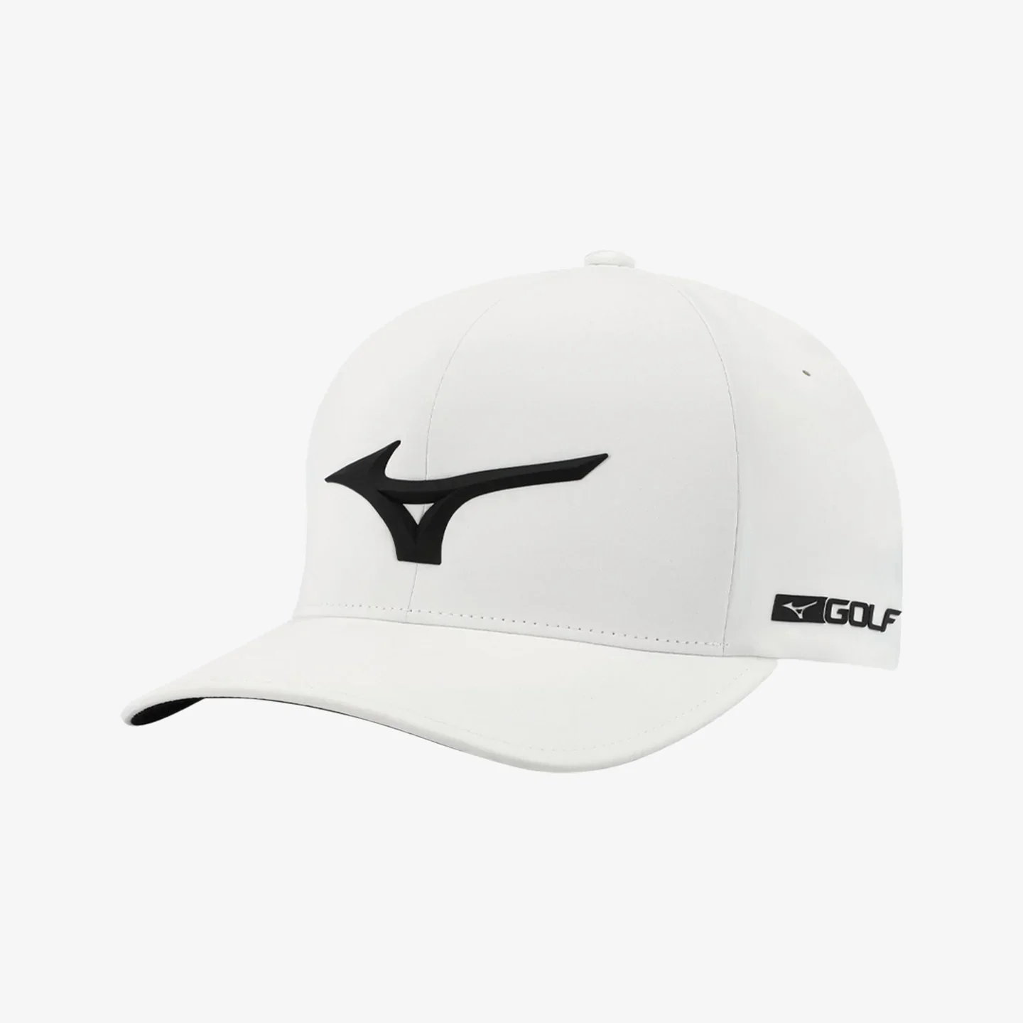 2023 Mizuno Tour Delta Fitted Cap -  White/Black
