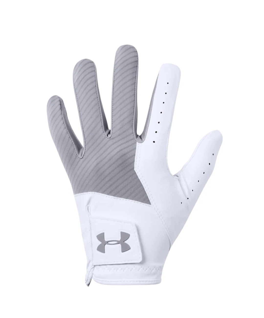 Under Armour Men's Medal Golf Glove - Steel/White/Steel