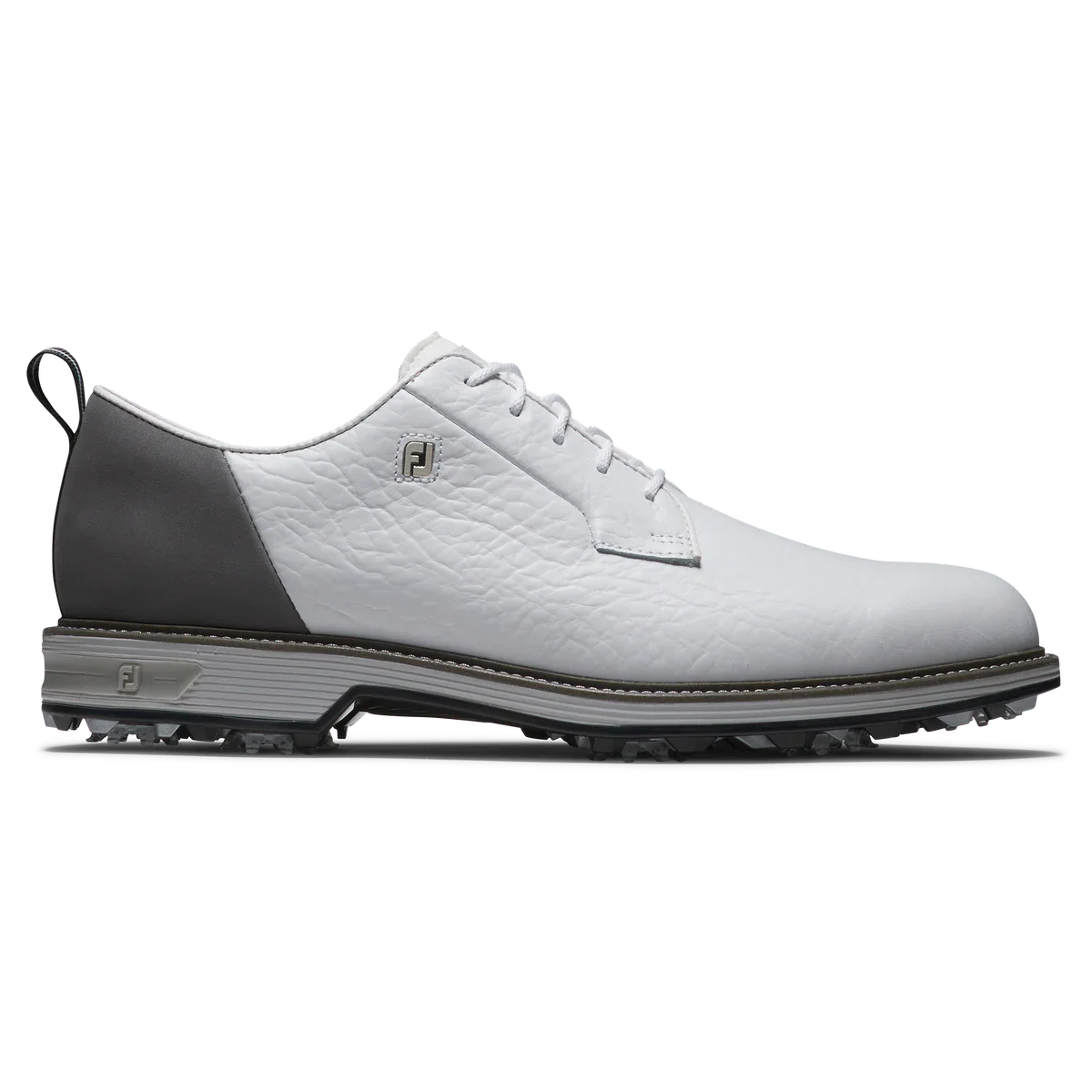 2025 FootJoy Men's Premiere Field Bison Golf Shoe - White/Grey/Dark Grey