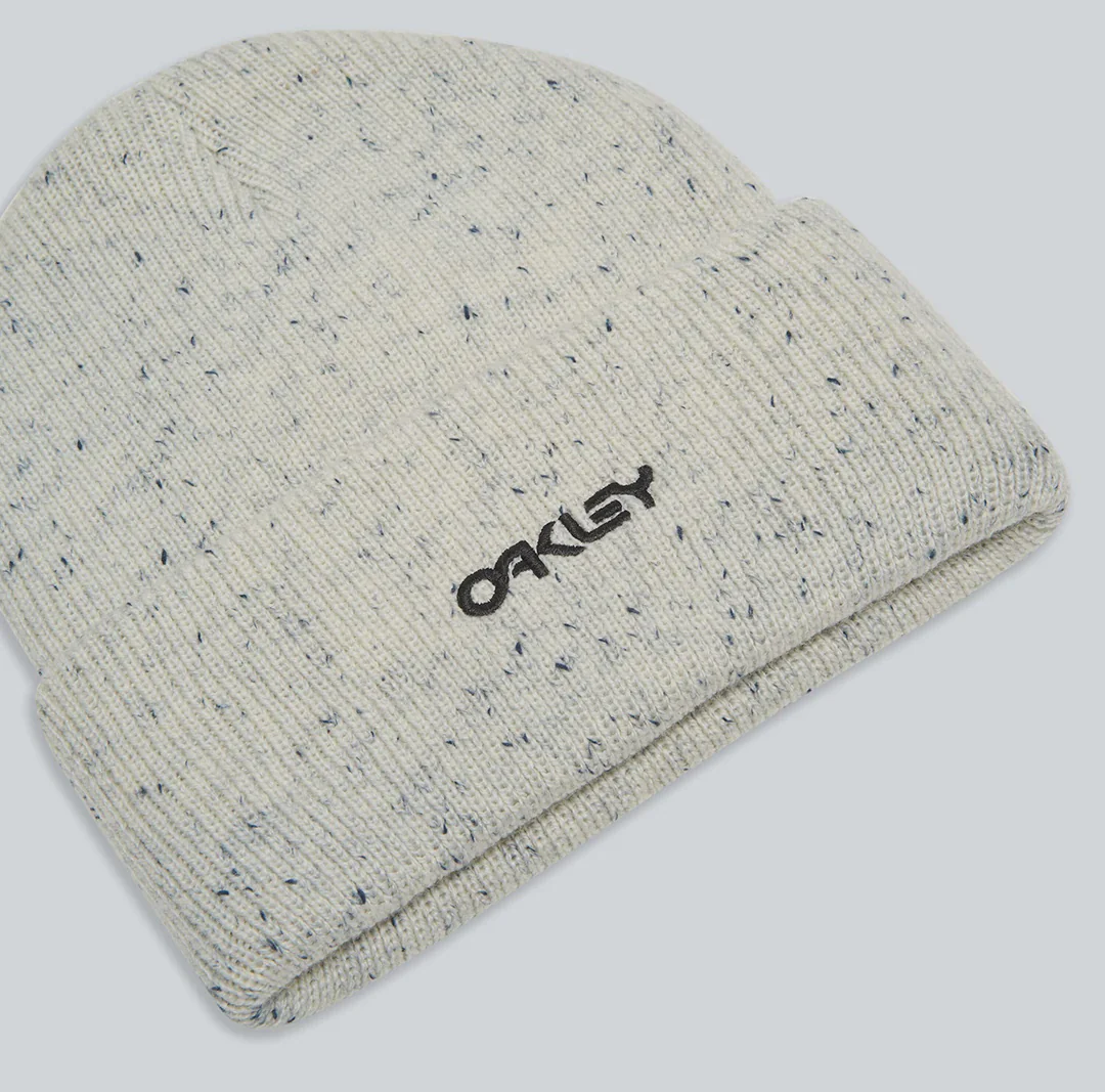 2023 Oakley B1B Speckled Beanie - White
