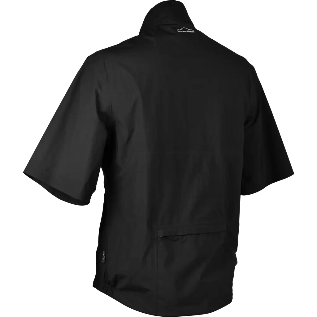 2024 Sun Mountain Men's Monsoon Short Sleeve Jacket - Black