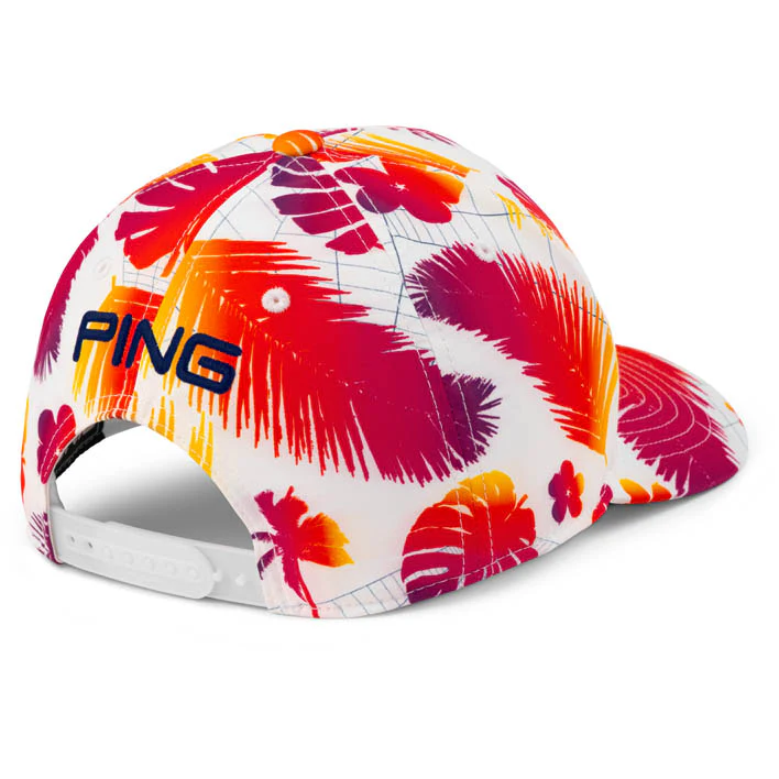 2025 Ping Hawaii Collection Electric Sunset Tour Snapback - White