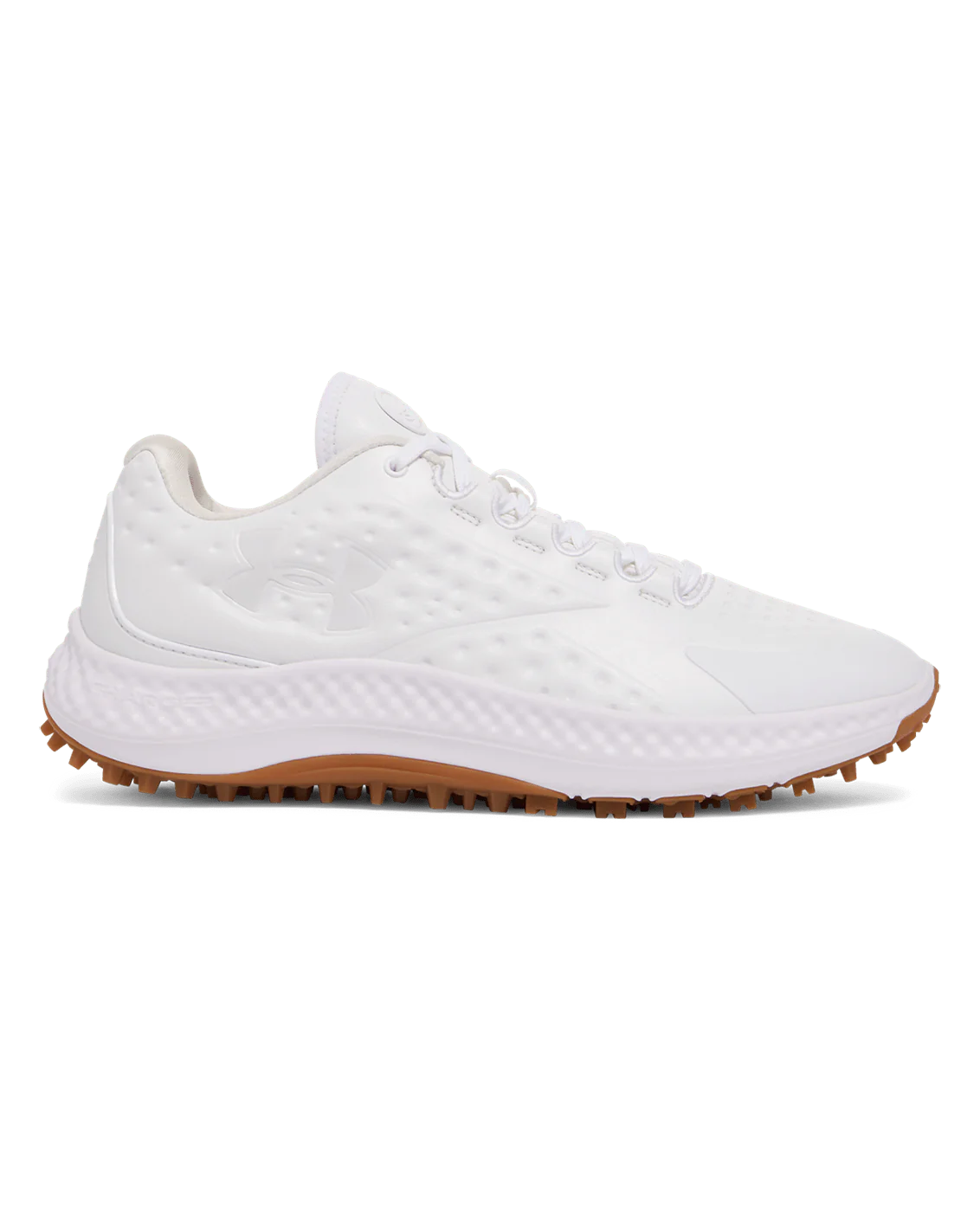 2025 Under Armour Curry 1 Golf Shoe - White/White/White