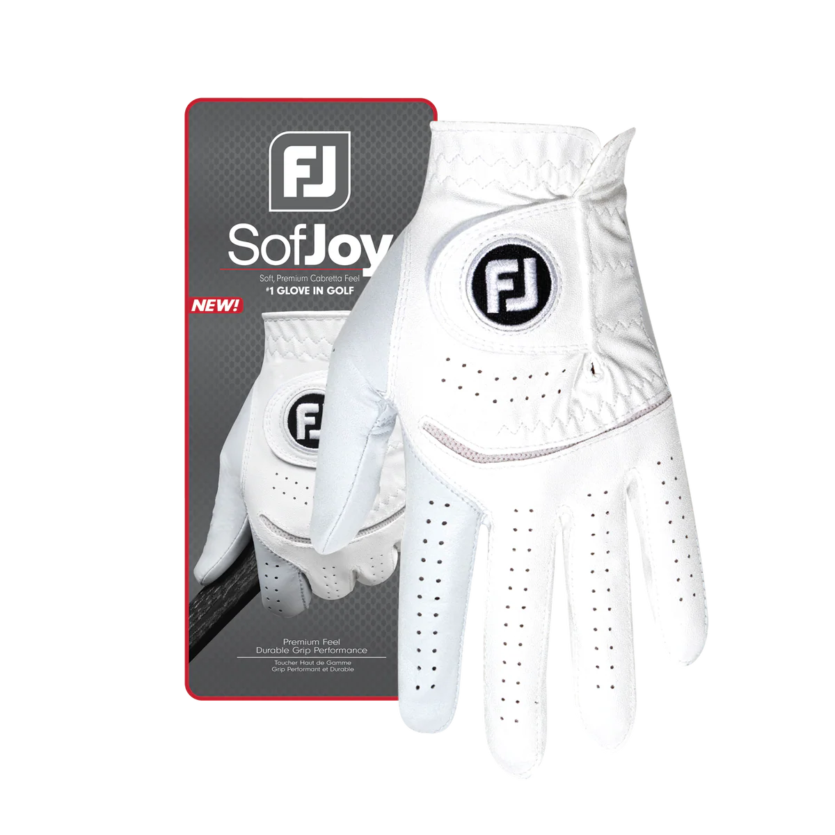 2025 FootJoy Men's SofJoy Golf Glove - White