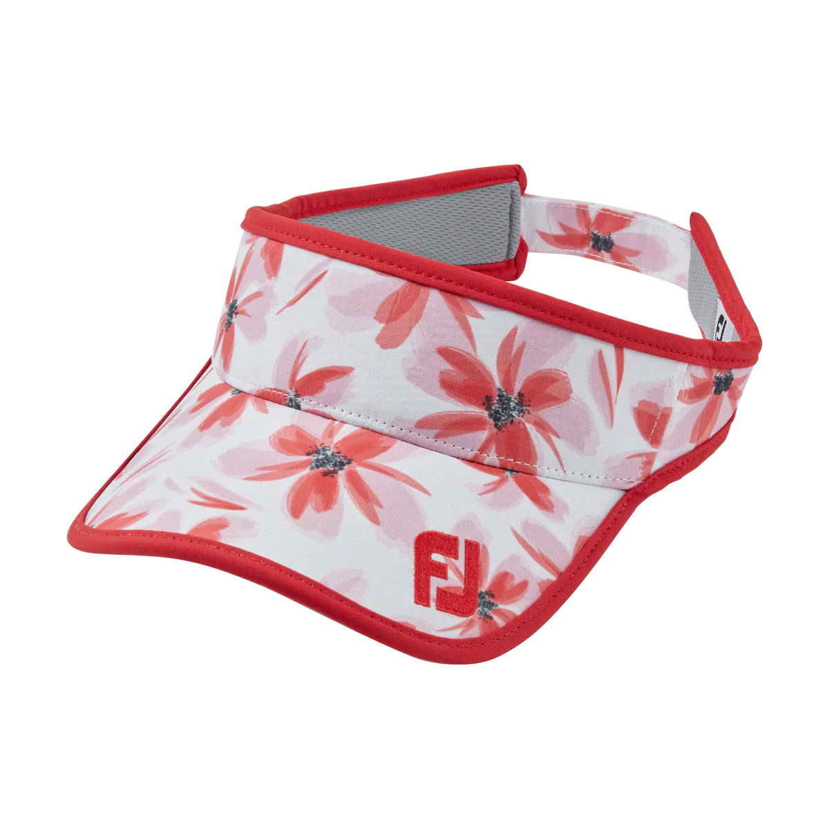 2024 FootJoy Ladies Visor - Red/Pink Floral