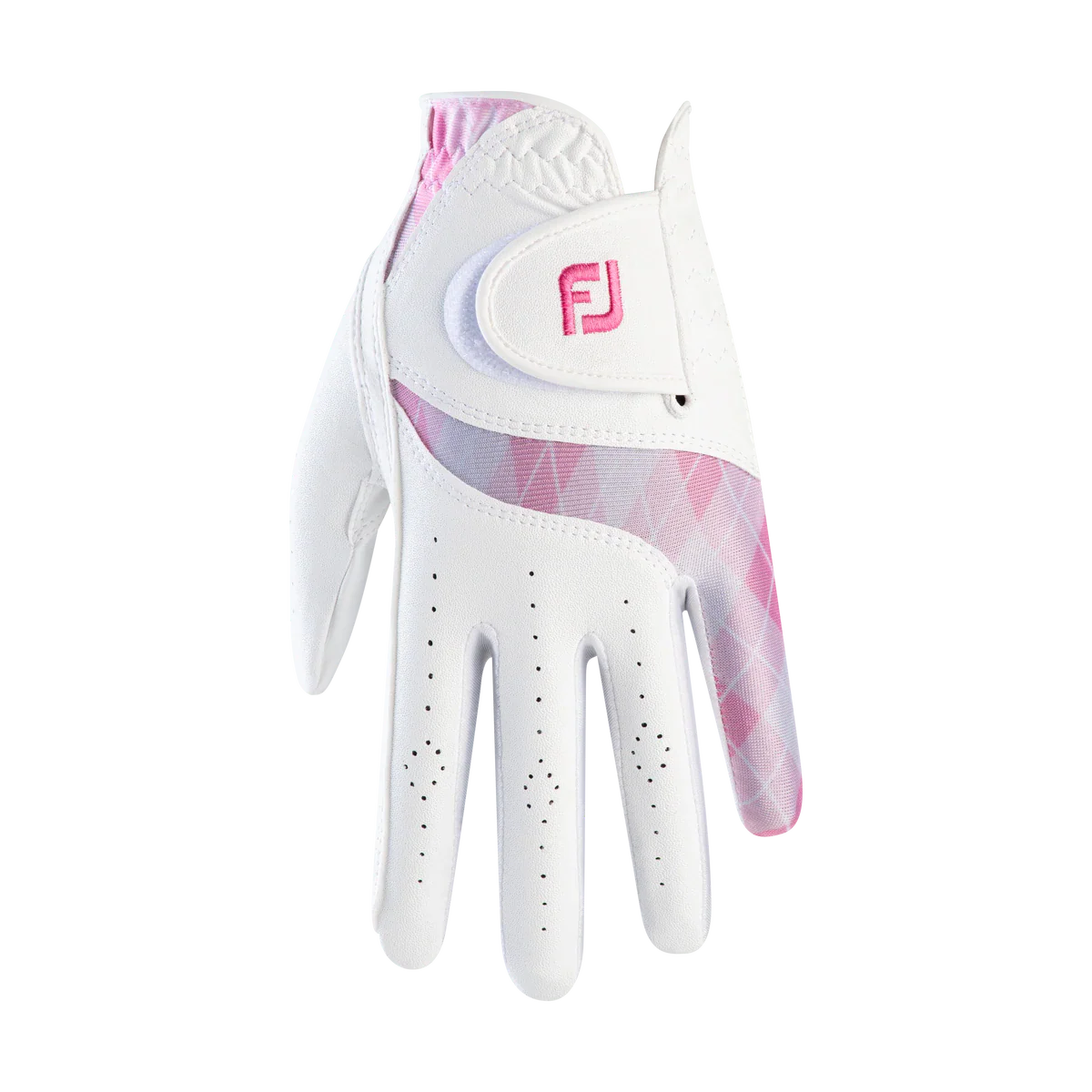 2023 FootJoy Women's Attitude Fashion Glove Pair - White/Pink