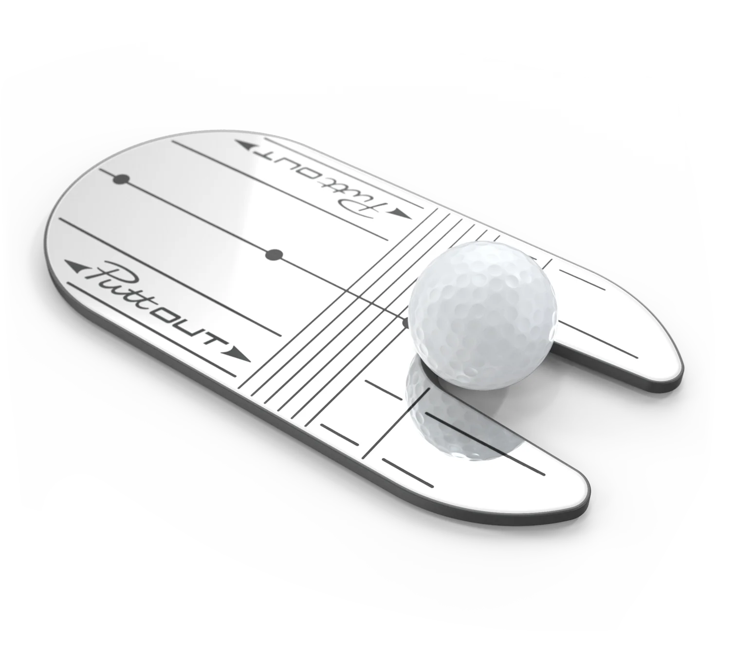 Putt Out Compact Putting Mirror