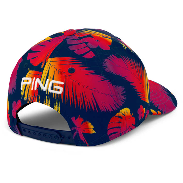 2025 Ping Hawaii Collection Electric Sunset Tour Snapback - Navy