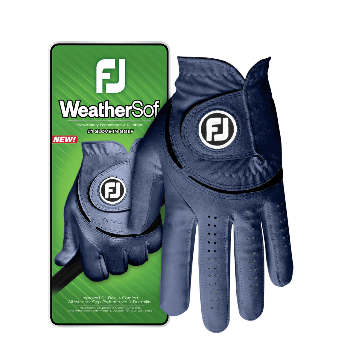 2024 FootJoy WeatherSof Men's Golf Glove - Navy