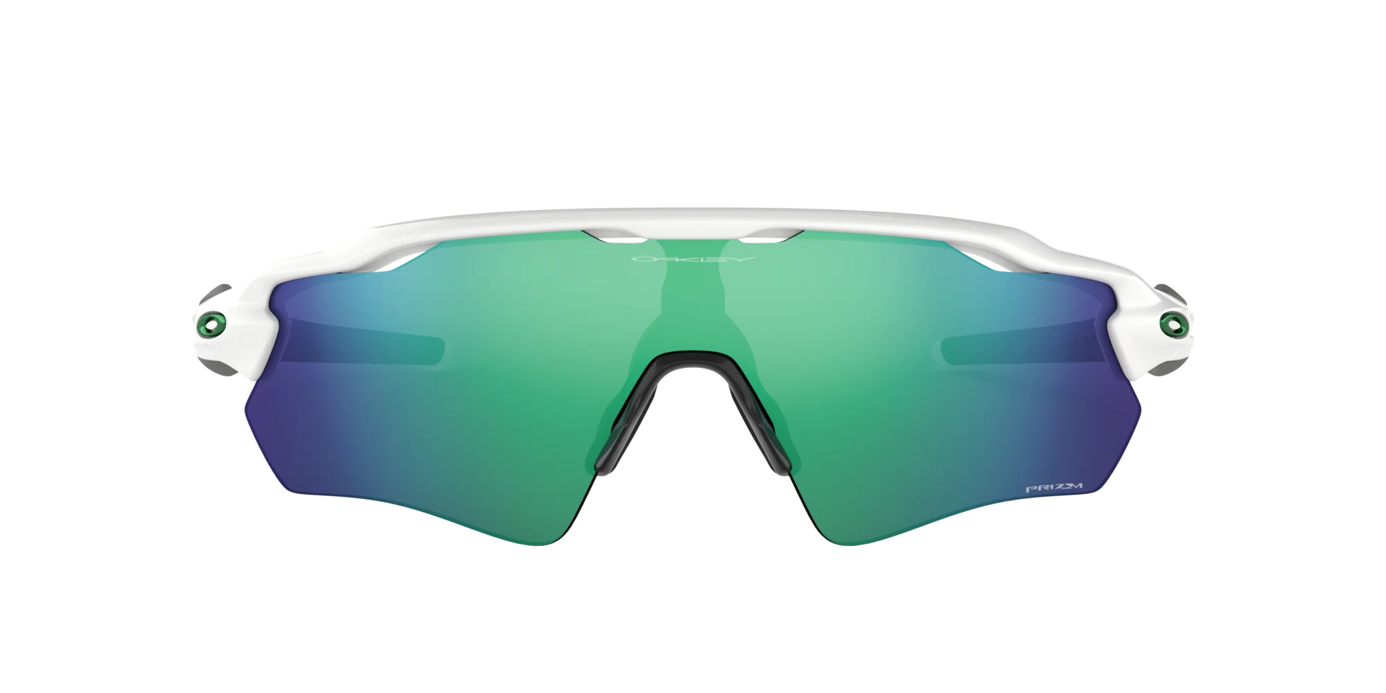 2025 Oakley Radar EV Path Sunglasses - Polished White Frame with Prizm Jade