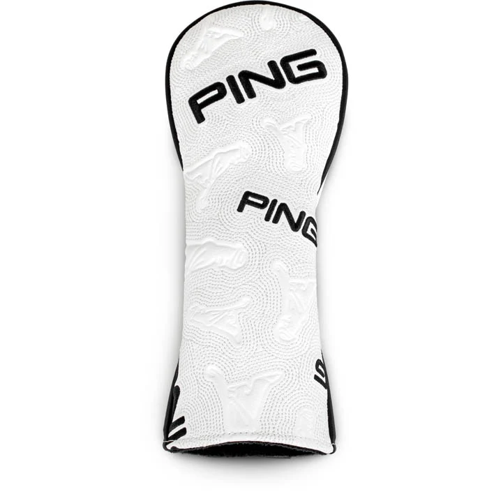 Ping Icon Fairway Wood Headcover - White