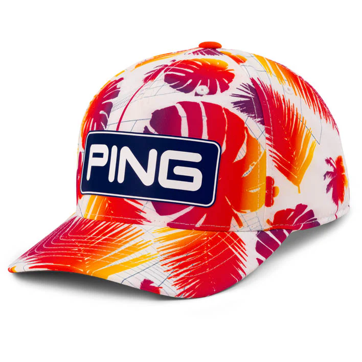 2025 Ping Hawaii Collection Electric Sunset Tour Snapback - White