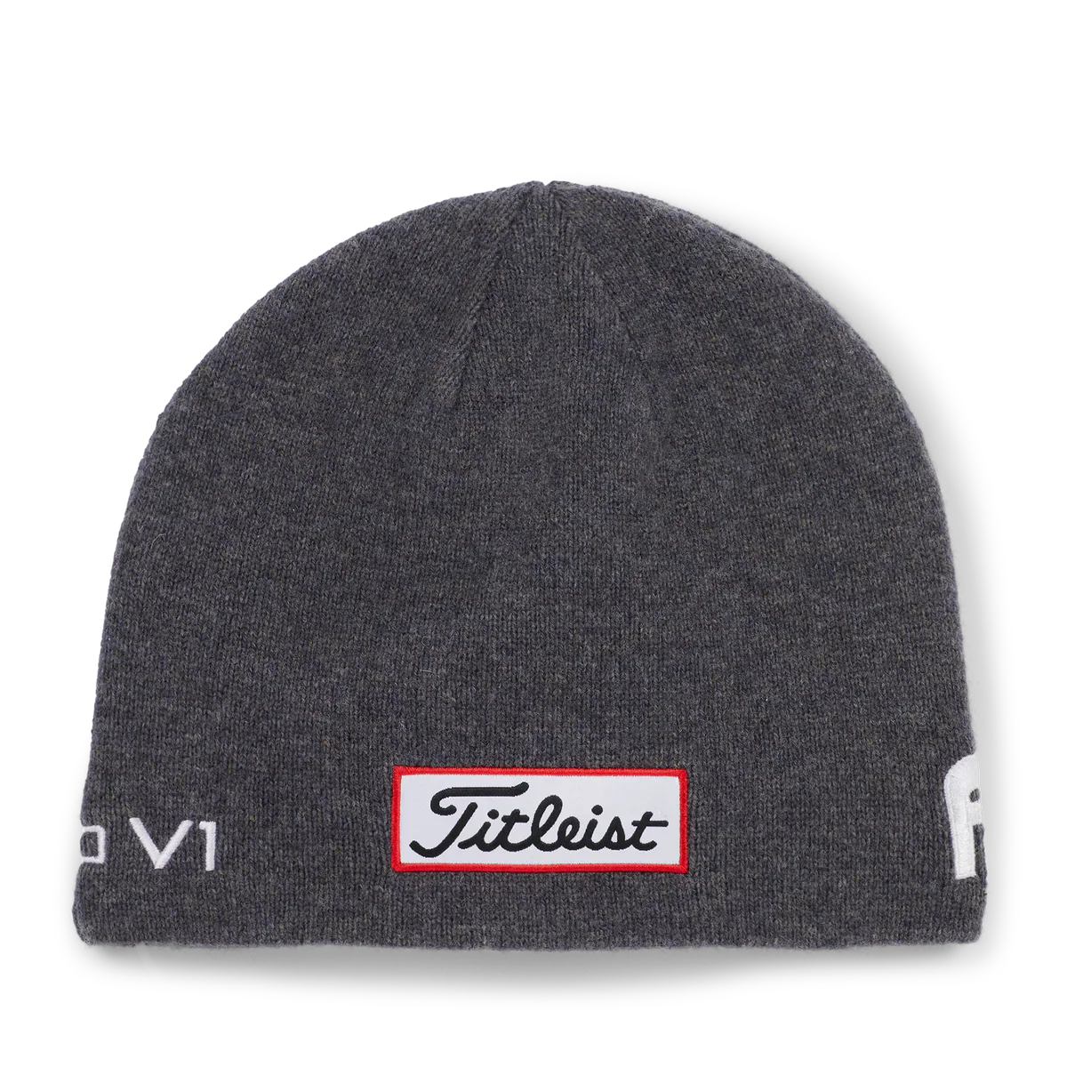 2025 Titleist Tour Merino Beanie - Charcoal/White