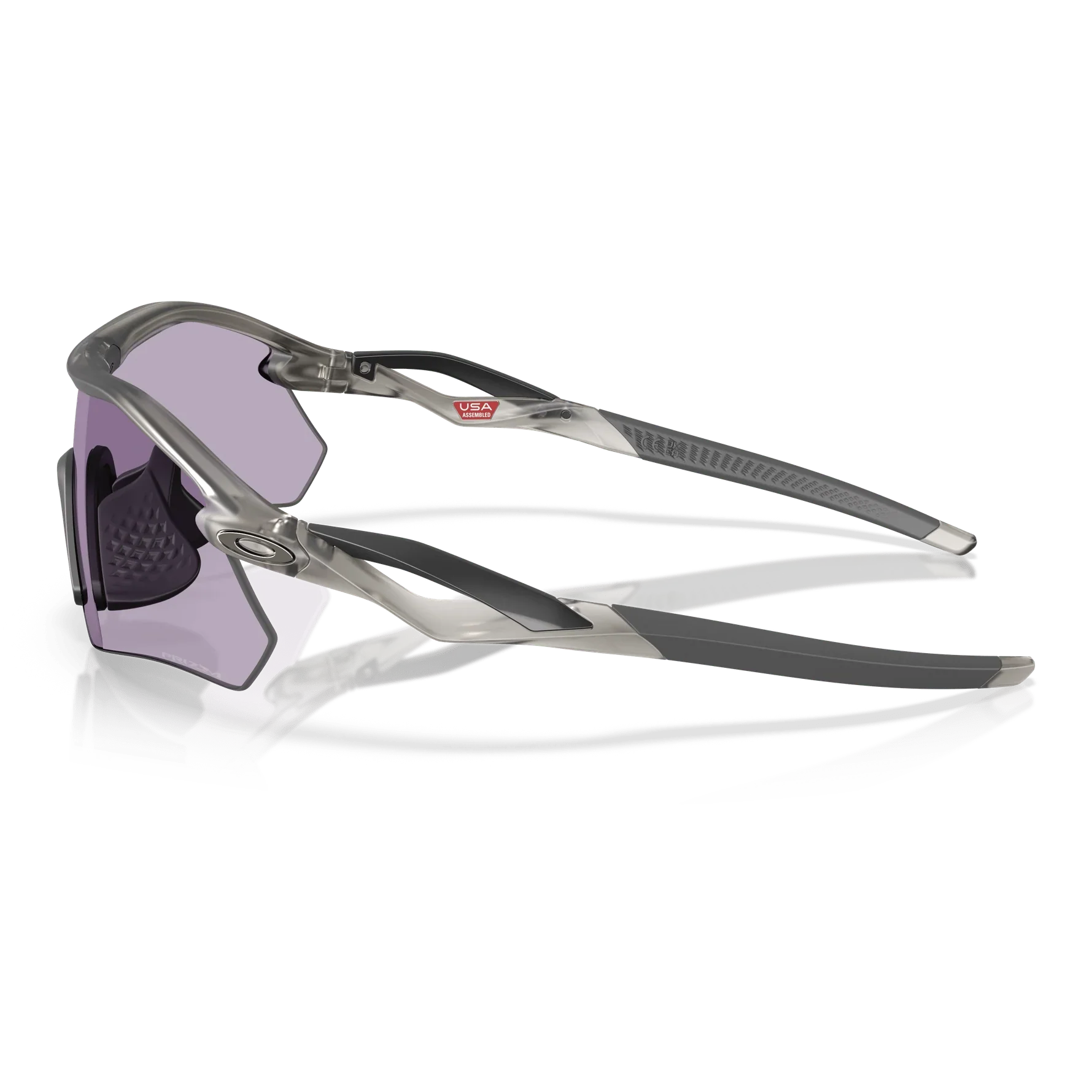 2025 Oakley Radar Plate Sunglasses - Matte Grey Ink with Prizm Slate