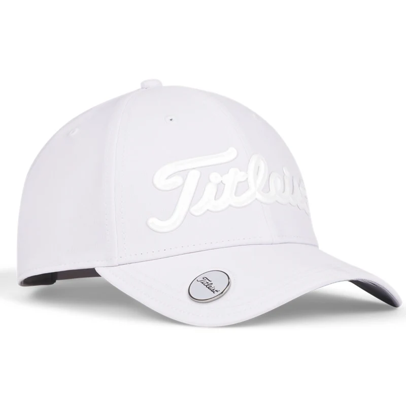 2025 Titleist Players Performance Ball Marker Cap - White / White