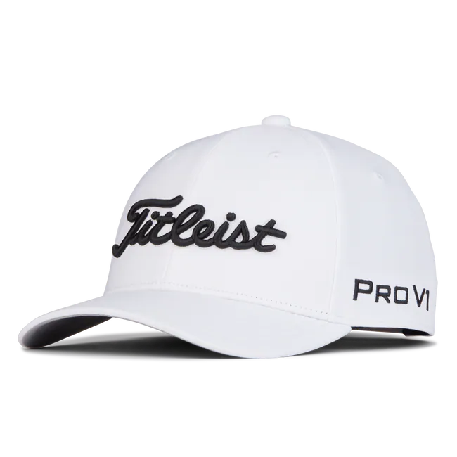 Titleist Junior Tour Performance Cap - White/Black