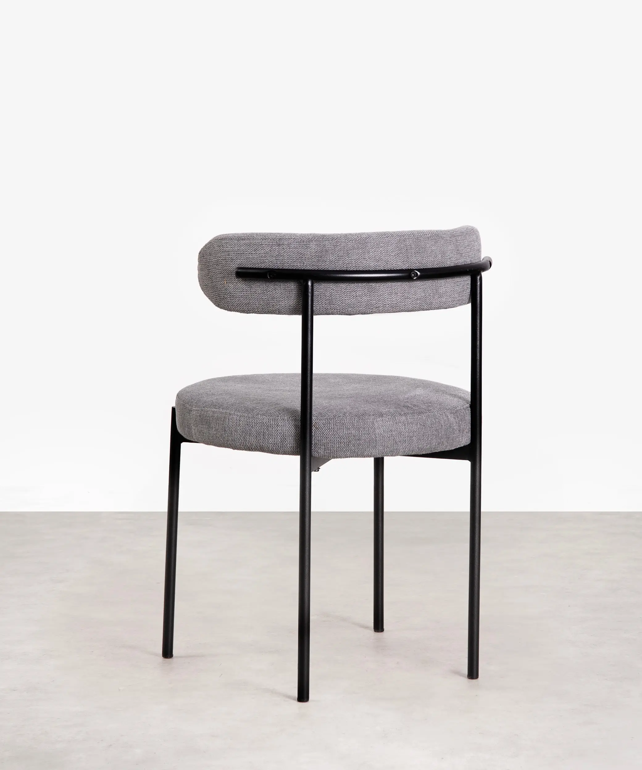 Silla de Comedor en Tela y Metal Alexia