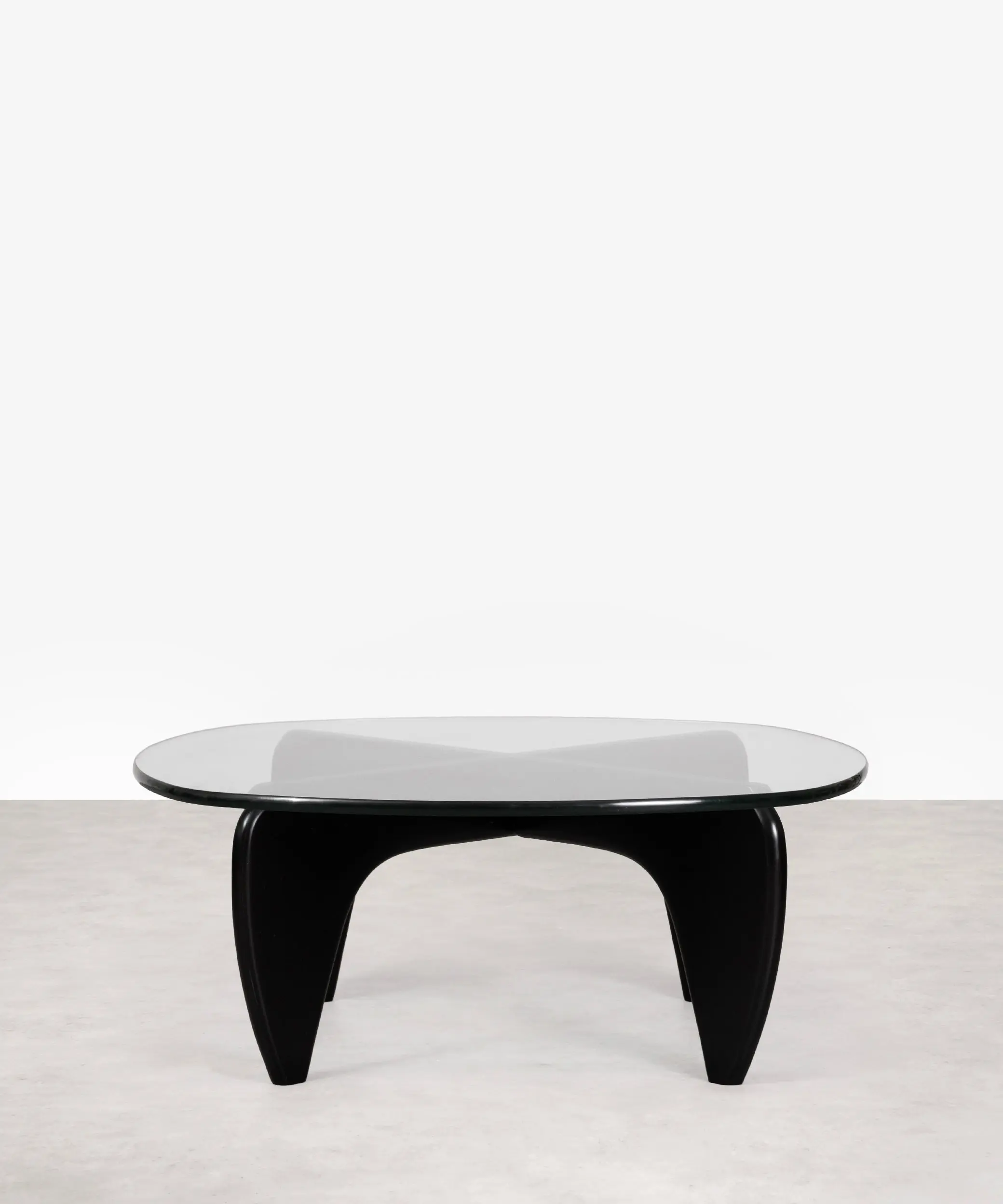 Mesa de Centro en Cristal Templado y Madera Michi Noriaki