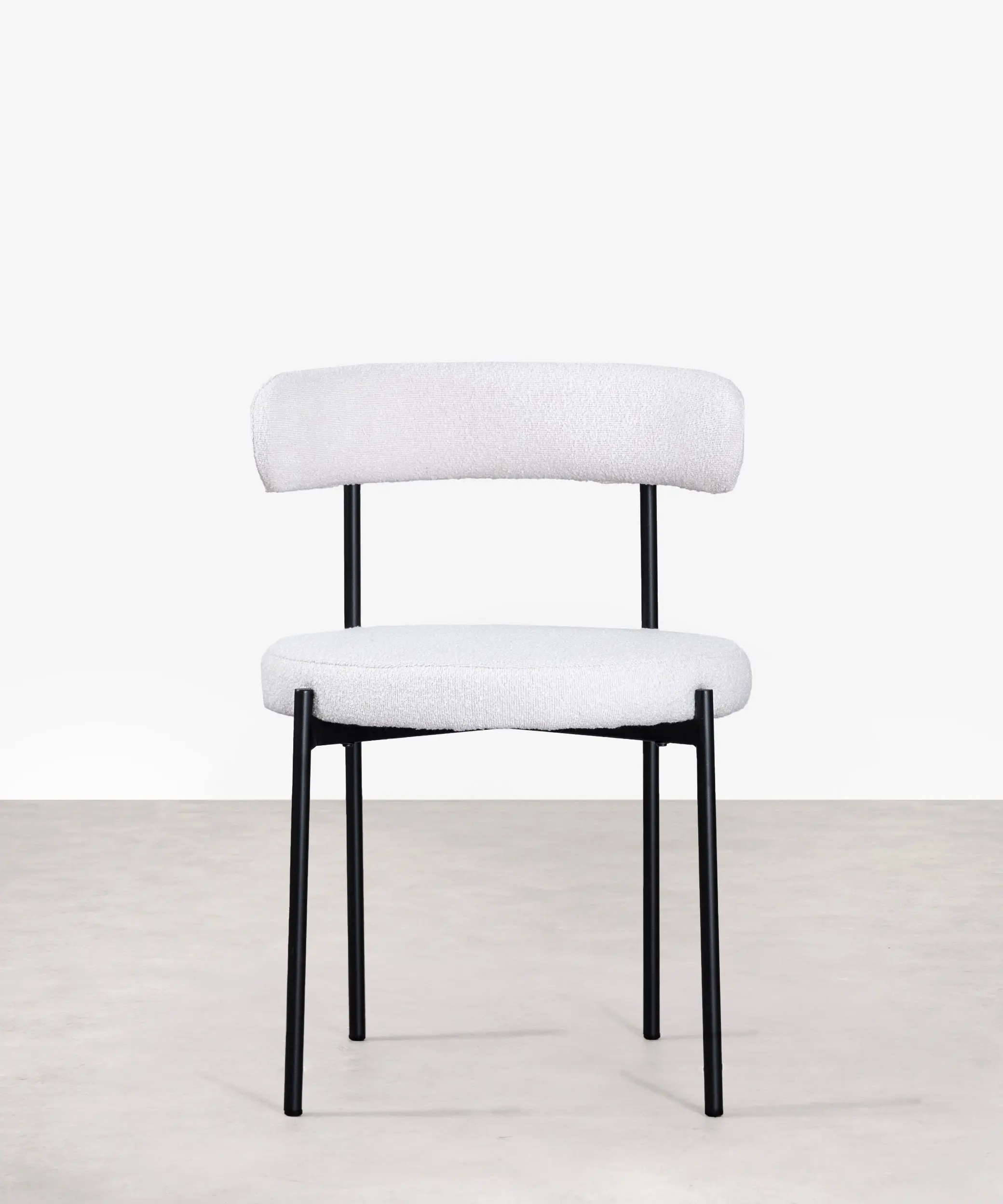 Silla de Comedor en Tela y Metal Alexia