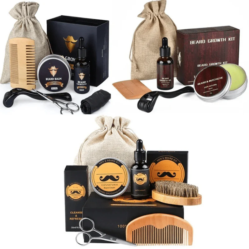 Bartboost – Kit para el crecimiento de la barba para una barba sana y fuerte