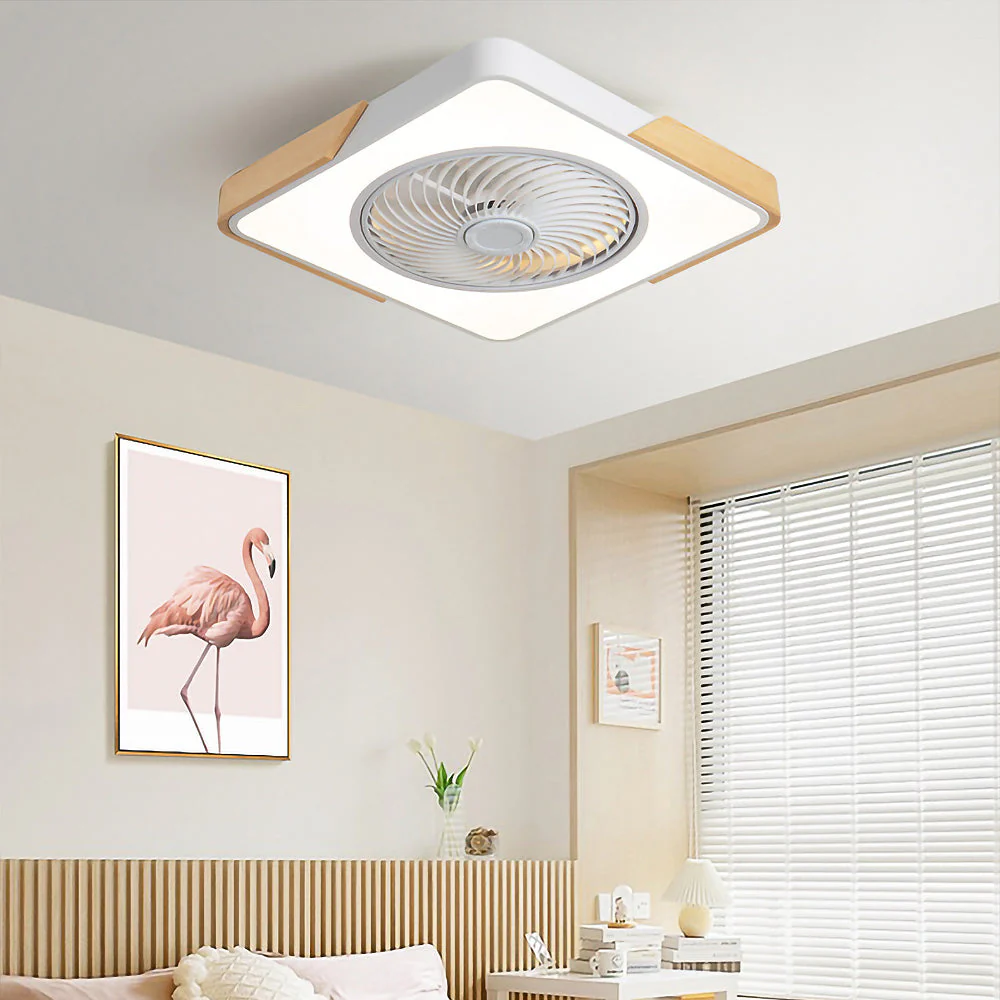 Ventilador de techo ArborLux Timber con luz LED de bajo consumo energético
