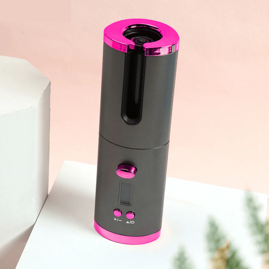 Estilizador de cabello inalámbrico – rizador sin cable para rizos brillantes y saludables