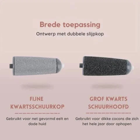 Pediluxe – Dispositivo eléctrico para el cuidado de los pies con motor de doble velocidad para pies suaves y sedosos