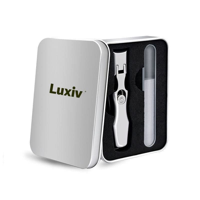 LUXIV – Cortauñas premium para uñas gruesas con cuchillas ultra afiladas