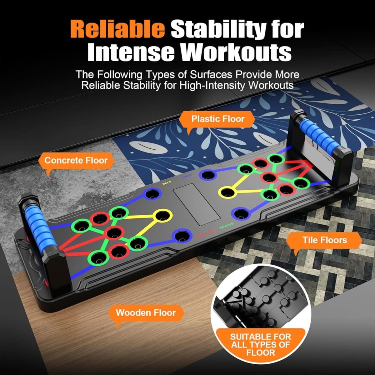 PowerFlex – Tabla de entrenamiento multifuncional para pecho, hombros y tríceps