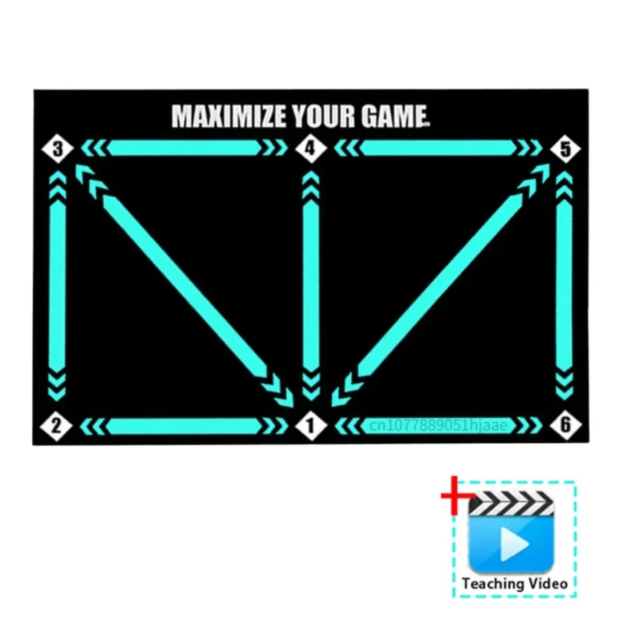 FootMaster Alfombra de entrenamiento de fútbol antideslizante – Perfecta para un entrenamiento efectivo en casa