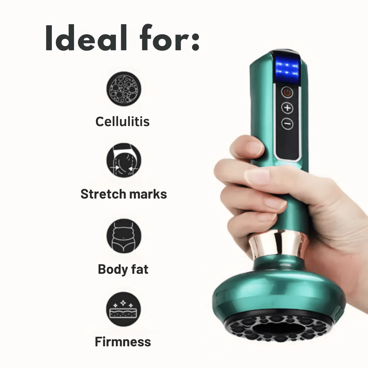 SKINLIFT – Aparato de masaje reafirmante para la piel contra la celulitis