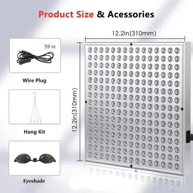 InfraGlow Panel – Terapia de luz infrarroja para rejuvenecimiento de la piel y relajación
