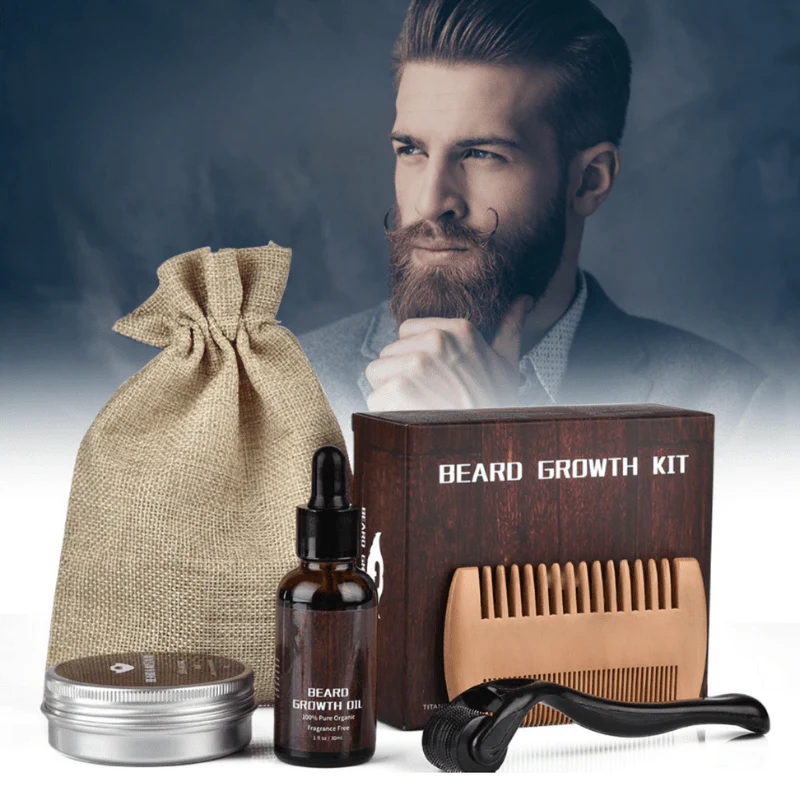 Bartboost – Kit para el crecimiento de la barba para una barba sana y fuerte
