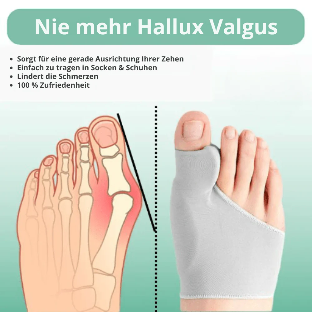 CompressCare Teen – Corrector de Hallux Valgus para adolescentes | Sin dolor y discreto de llevar
