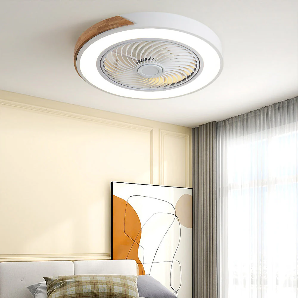 Ventilador de techo ArborLux Timber con luz LED de bajo consumo energético