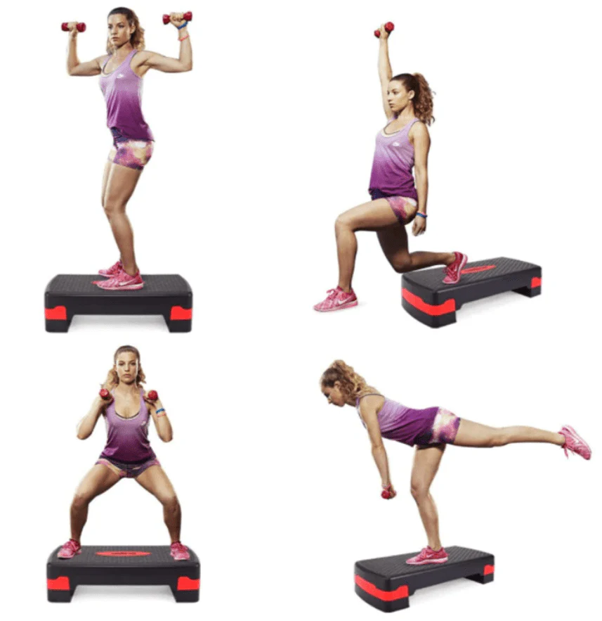 Einstellenfit Step – Stepper de fitness ajustable para entrenamiento en casa versátil